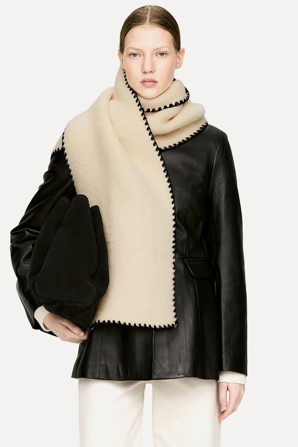 Blanket-Stitch Scarf from ARKET