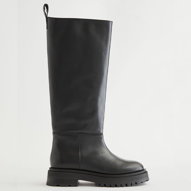 Chunky Sole Tall Leather Boots from & Other Stories
