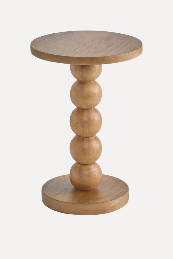 Bobbin Solid Mango Wood Side Table