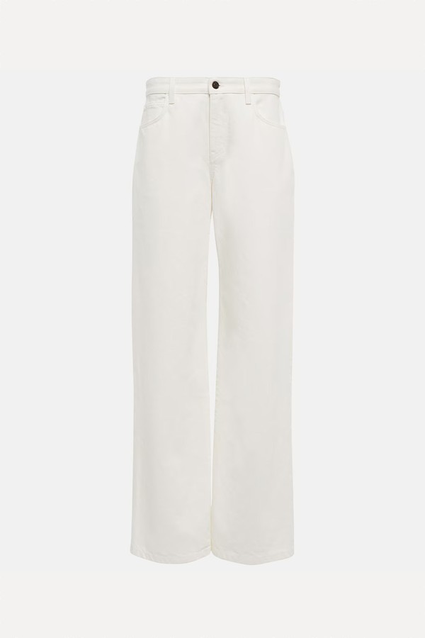 Eglitta Mid-Rise Wide-Leg Jeans from The Row