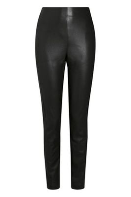 Black Faux Leather Leggings from Next