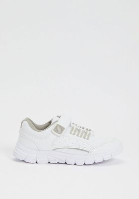 White & Grey Trainers (6 Infant-4)