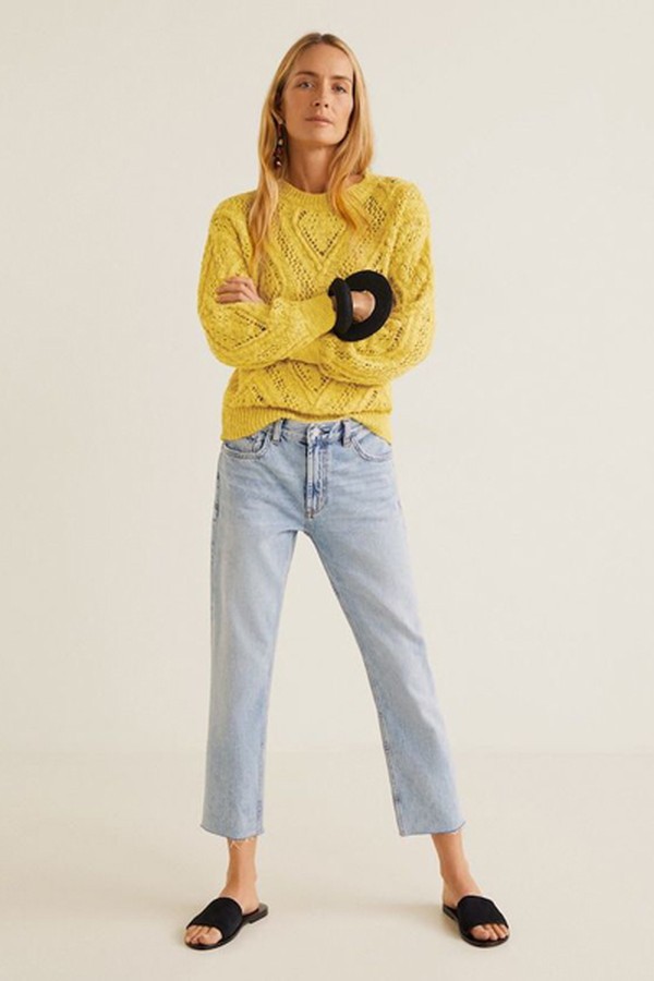 Openwork Knit Sweater from Mango