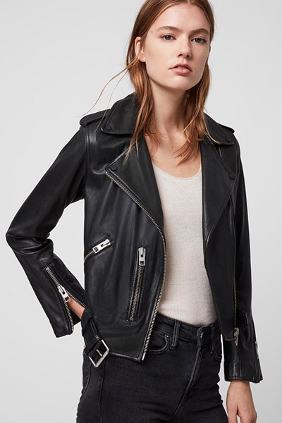 Balfern Leather Biker Jacket