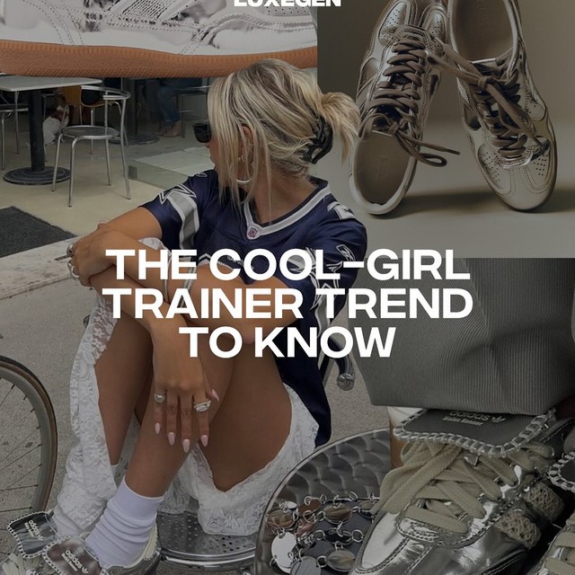 Credit the Wales Bonner x Adidas collab or the cool-girl appeal of Onitsuka Tiger because silver tra