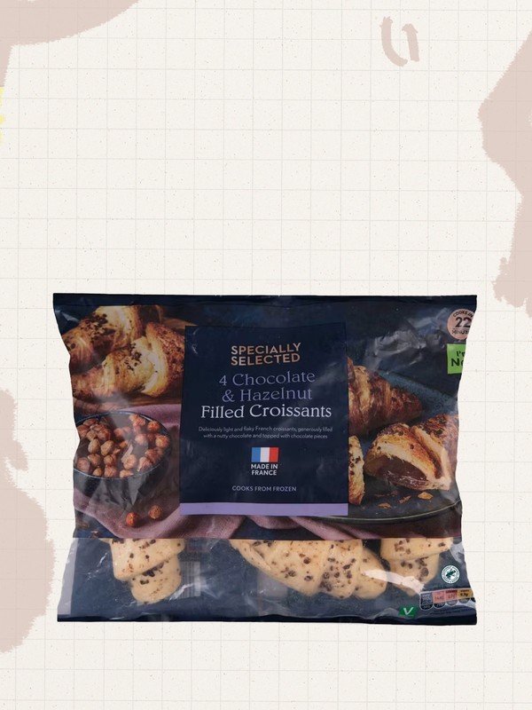 Pack Of 4 Frozen Chocolate & Hazelnut Filled Croissants from SPECIALLY SELECTED