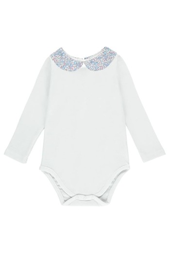 Liberty Eloise Blue Bodysuit from Little Dots Company