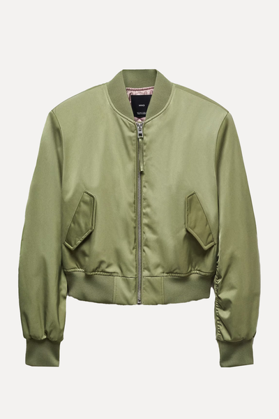 Oversized Bomber Jacket from Mango