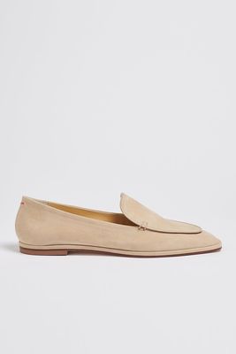 Tuva Latte Suede Loafers from Aeyde