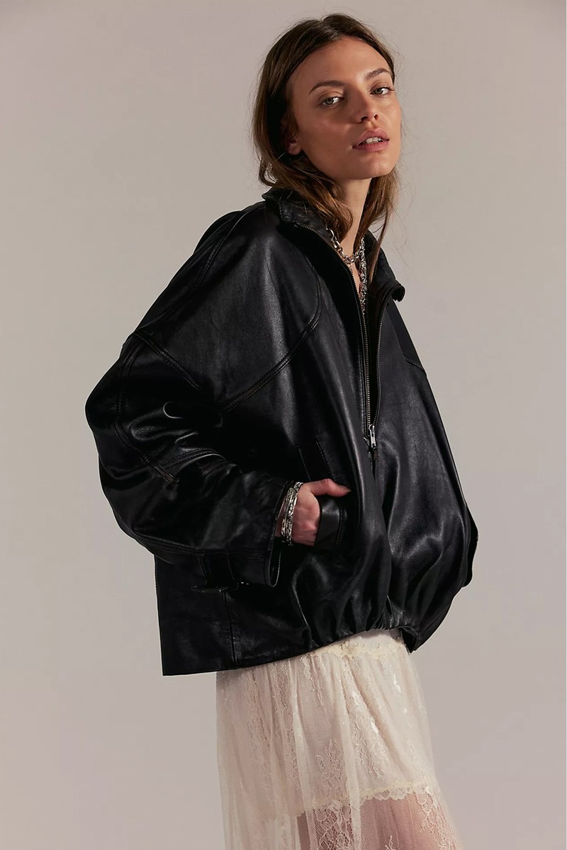 We The Free Sonny Leather Pullover