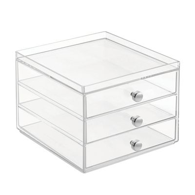 Plastic Storage Chest, 3 Slim Drawer from InterDesign