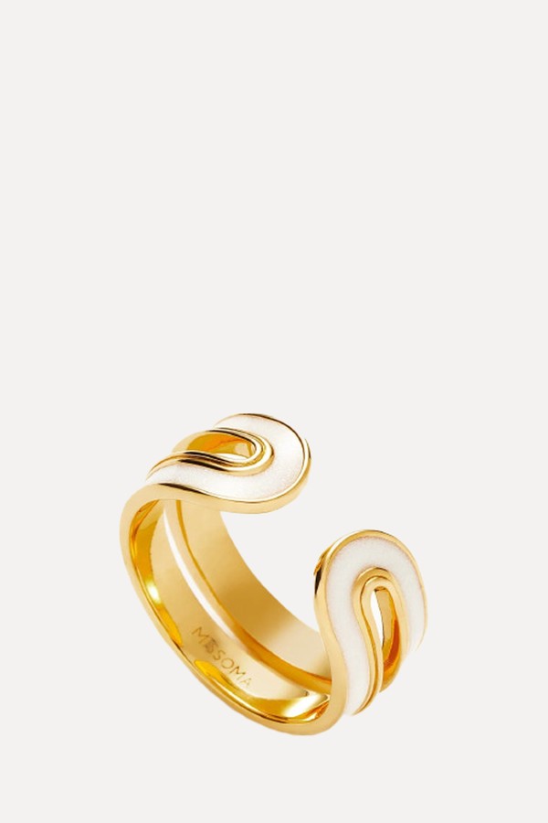 Enamel Haze Ovate Open Ring from Missoma