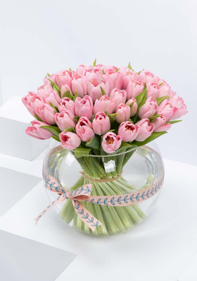Pink Tulip Vase from Floward