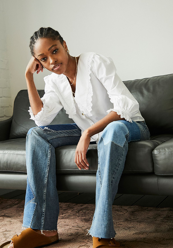 Martha Broderie Collar Blouse, £18 | Urban Outfitters