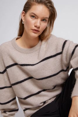 Relaxed Alpaca Striped Jumper from & Other Stories