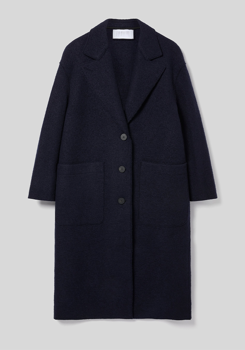 Great Coat Boiled Wool from Harris Wharf London