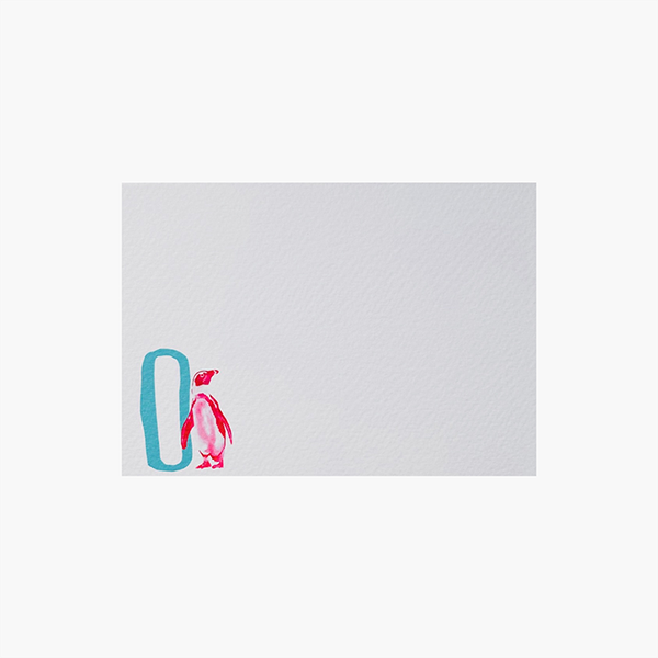 Letter O Notecards from Jackaroo & Bug