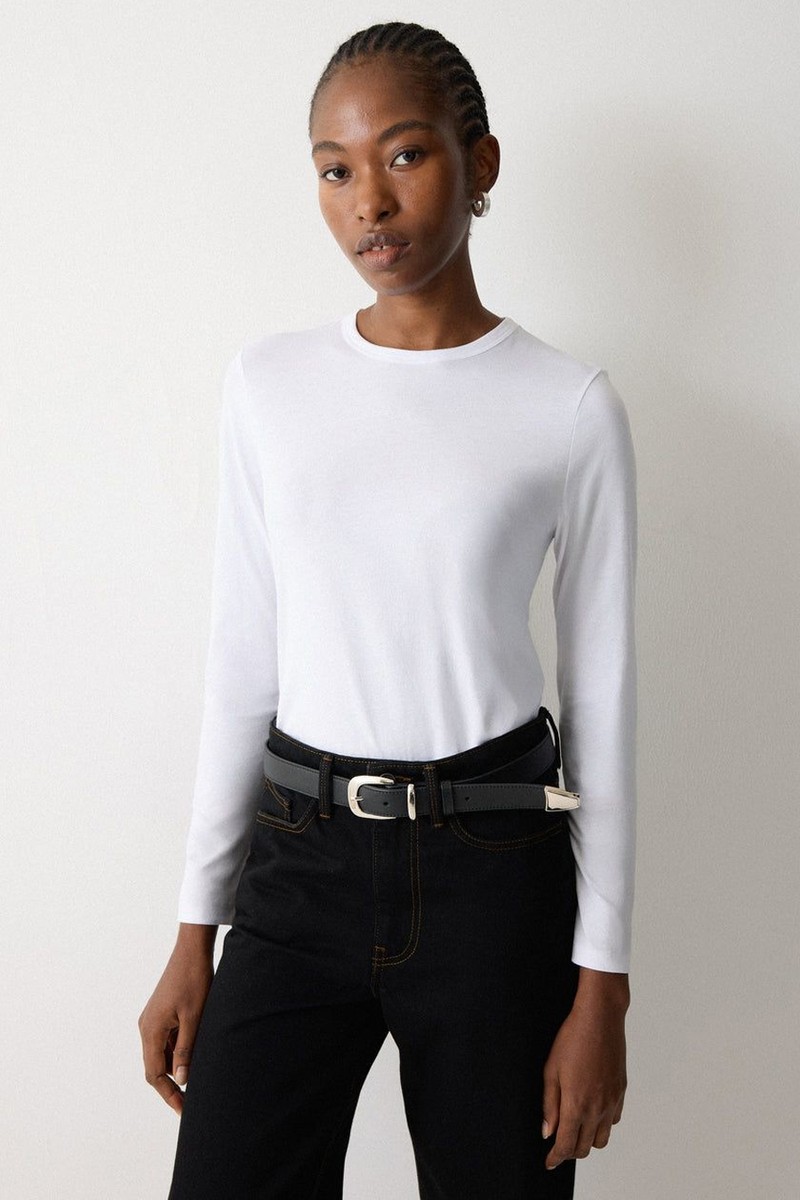Supima Cotton Long Sleeve Tee from Jigsaw