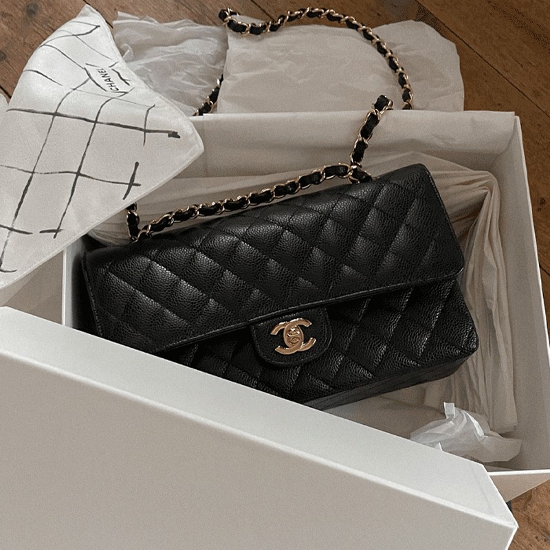 Caviar Medium Flap, £7,140 | Chanel