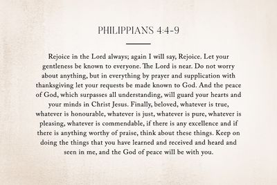 Philippians 4:4-9