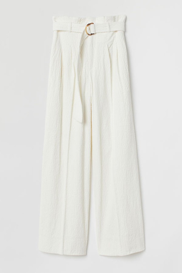 White Corduroy Trousers
