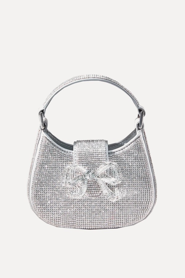 Crescent Bow Micro Tote from Self-Portrait