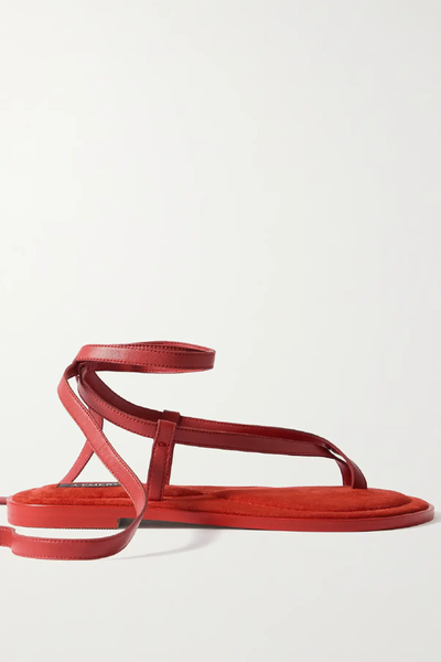Elliot Lace-Up Leather Sandals from A.Emery