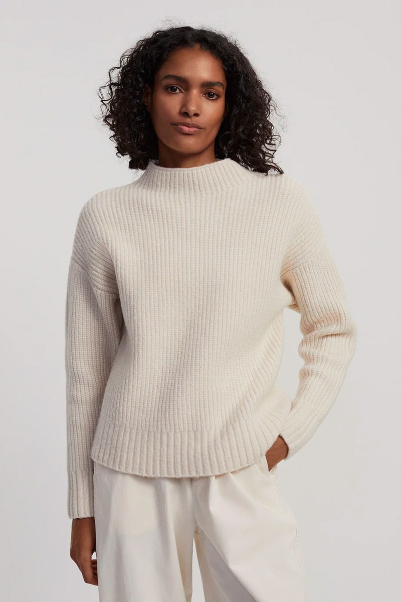 Skyla Funnel Neck Knit Pullover