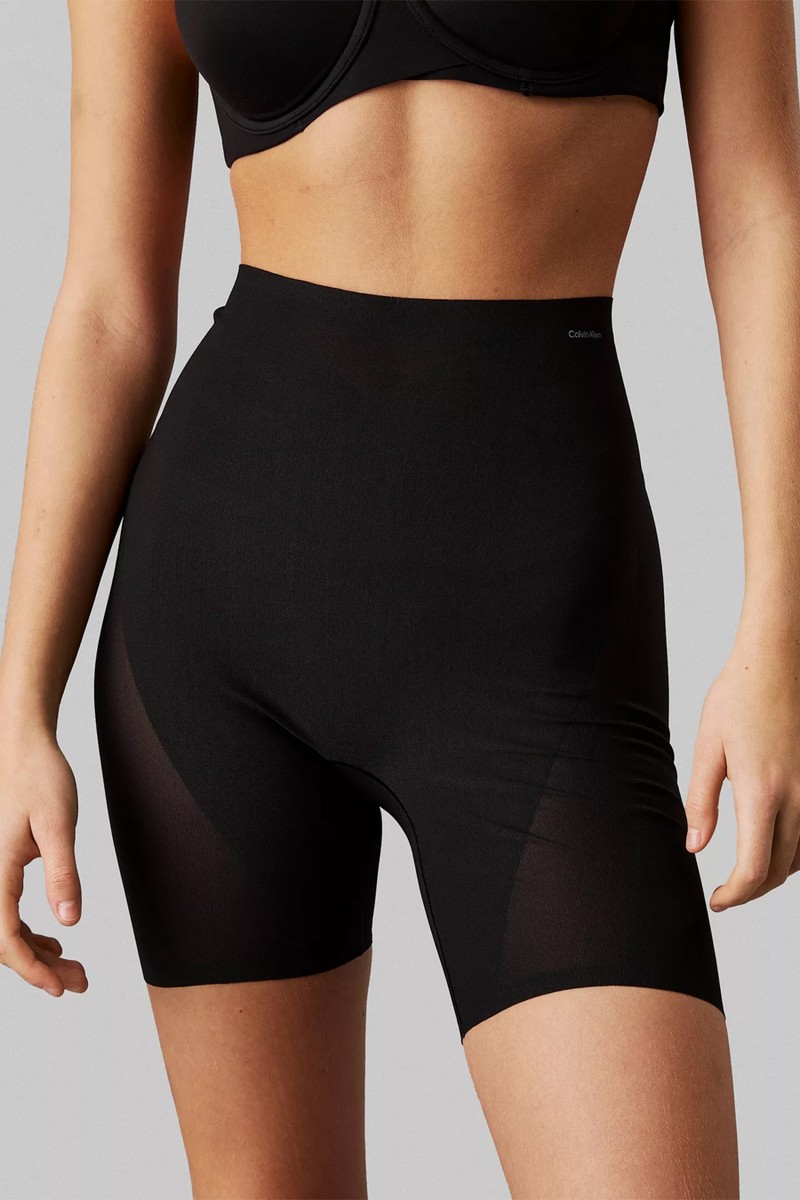 High Waist Stay-Put Mesh Shapewear Mid-Thigh Shorts
