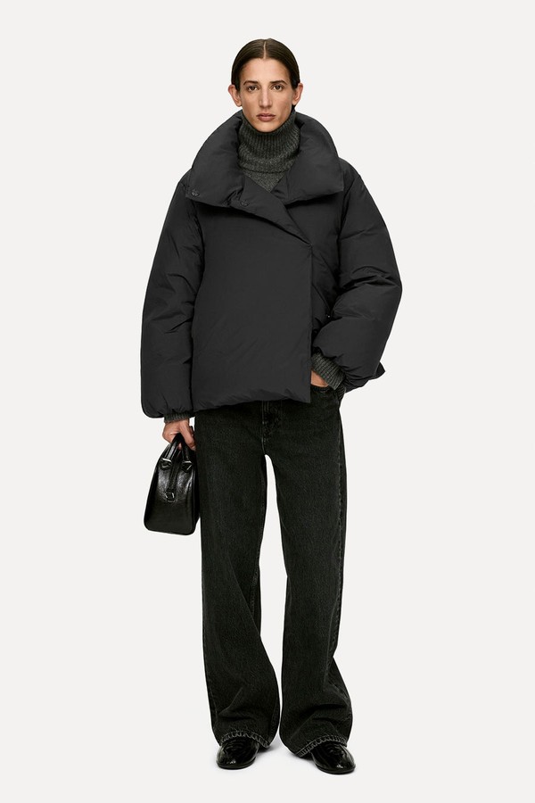 Upcycled Down High-Collar Jacket from Arket