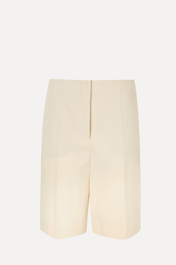 Seamless Bermuda Shorts Cotton Blend