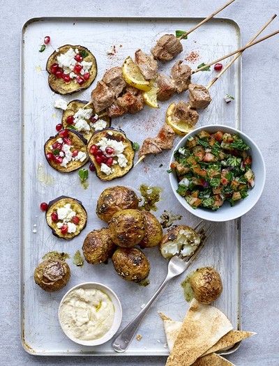 Middle Eastern Mezze Platter