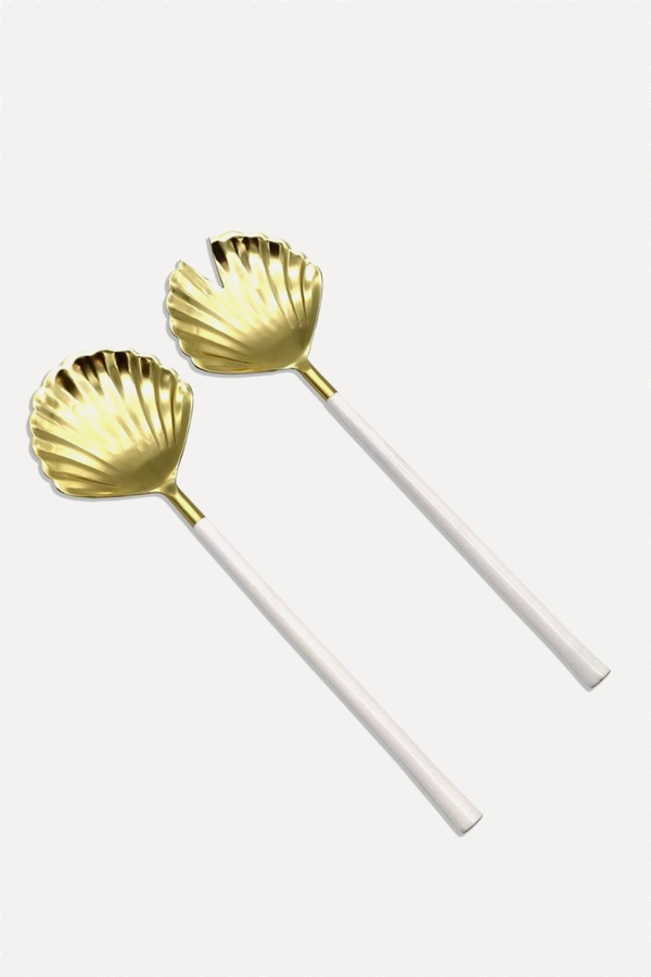 Shell Salad Servers from  Culinary Concepts