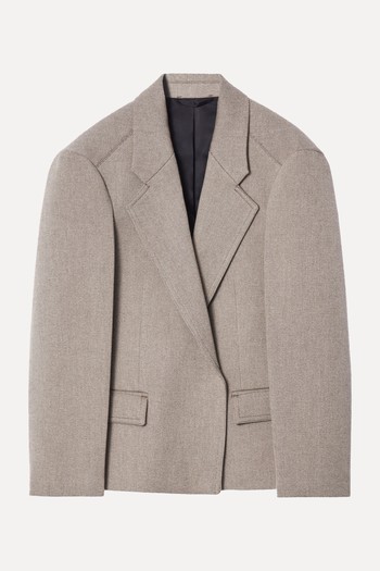 Oversized Exaggerated-Shoulder Blazer from COS