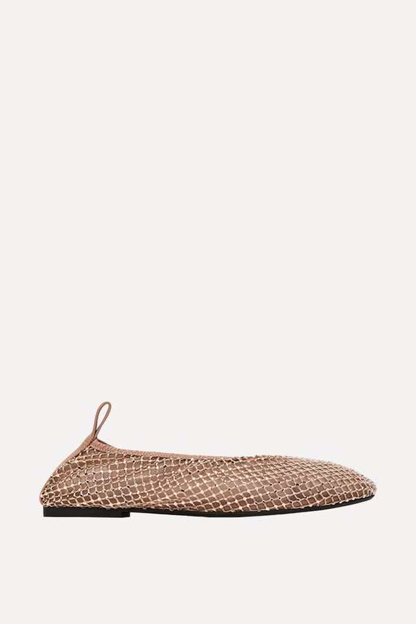 Embellished Mesh Flats from Arket