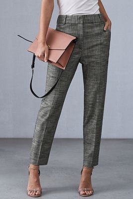 Checked Tailored Trousers