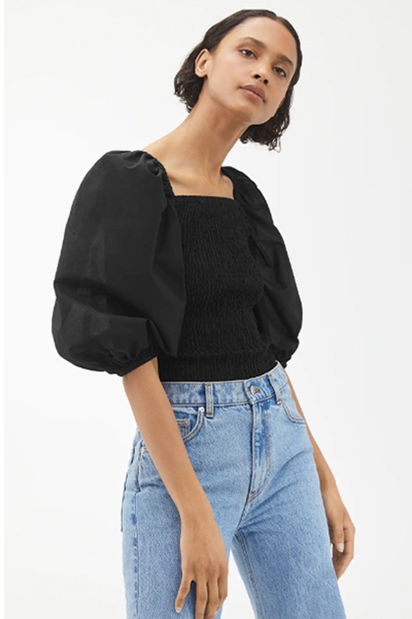 Smocked Voile Top from Arket