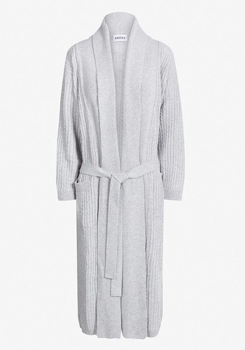 Cashmere Cable Knit Dressing Gown from Brora