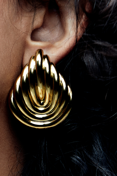 JC1 18K Gold Plated Earrings from Julietta x Casetto