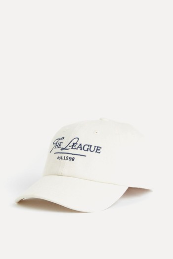 Text-Motif Twill Cap 