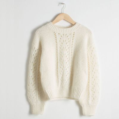 Eyelet Knit Sweater from & Other Stories