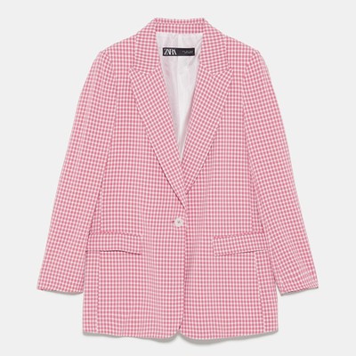 Gingham Blazer from Zara