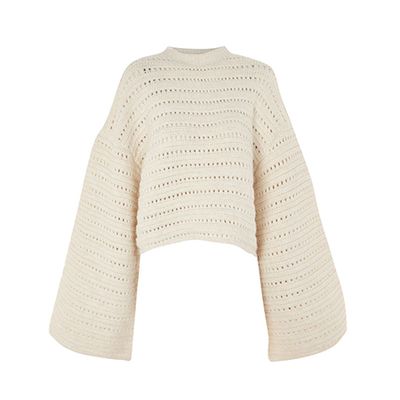 Crop Wide Sleeve Jumper