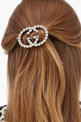 GG Crystal-Embellished Hair Clip from Gucci