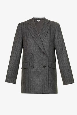 Cleophee Double-Breasted Wool-Blend Jacket from Musier Paris 