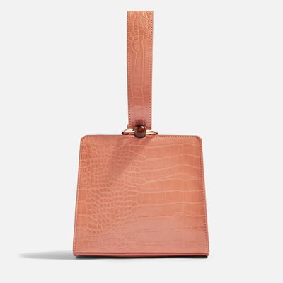 Swish Apricot Ball Handle Cross Body Bag from Topshop