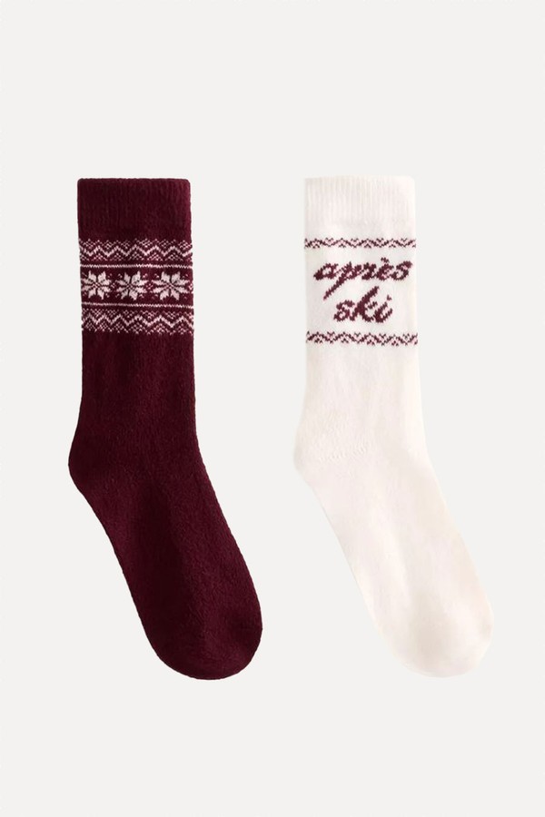 Set Of 2 Classic Jacquard Socks from OYSHO