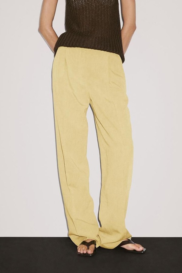 Suit Trousers With Dart Detail from MASSIMO DUTTI