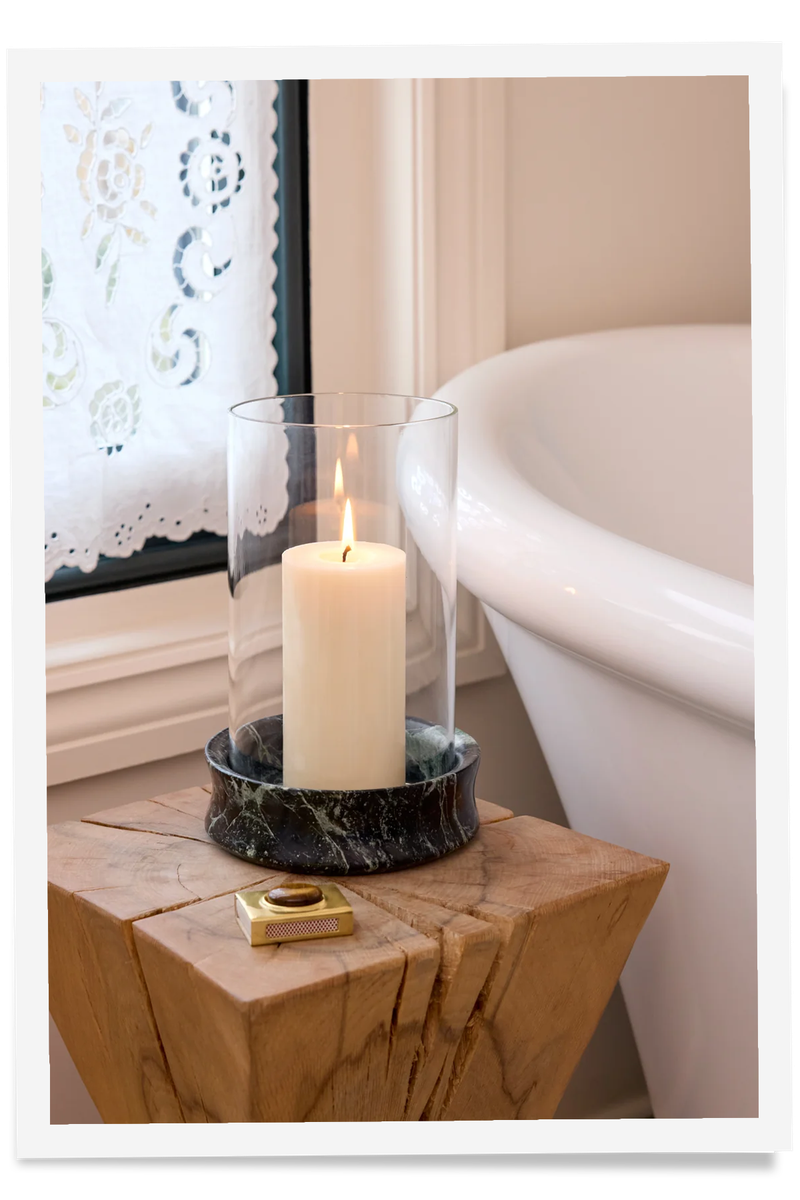 Marble Pillar Candle Holder Set from Matilda Goad & Co