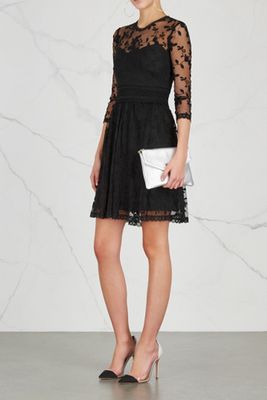 Coal Black Lace Dress